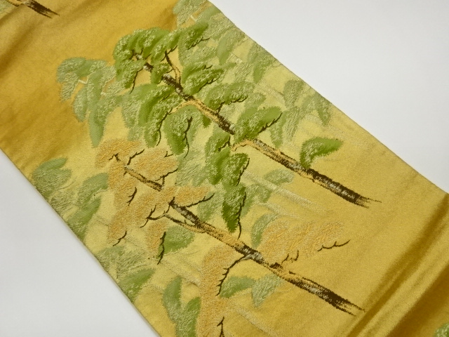 JAPANESE FUKURO OBI / WOVEN PINE